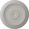Ekena Millwork Alexandria Rope Ceiling Medallion (Canopies up to 4 5/8"), 19 5/8"OD x 1 1/2"P, Ultra Pure White CM18ALUWF - alternate 1